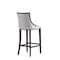 Manhattan Comfort Fifth Avenue Faux Leather Barstool in Light Grey BS007-LG - alternate 9